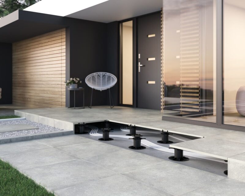Плитка керамогранітна Garden Grys 2.0 RECT 595x595x20 Paradyz