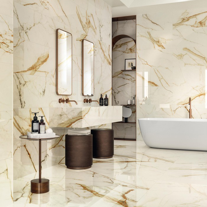 1896760-a1259 Плитка керамогранітна A4QV Marvel Calacatta Imperiale POL 600x600x9,5 Atlas Concorde