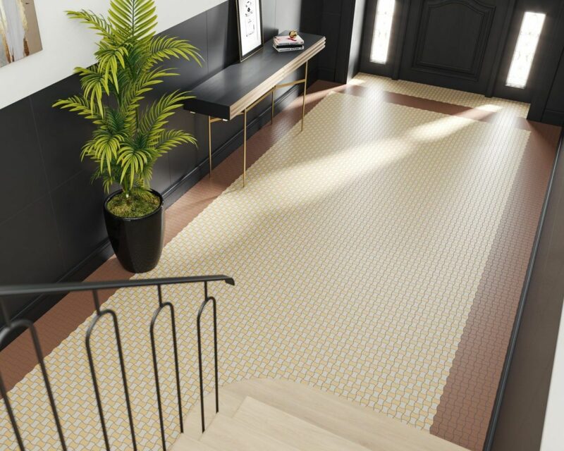 1903628-43f00 Мозаїка Modernizm Brown 308,6x308,6x6 Paradyz