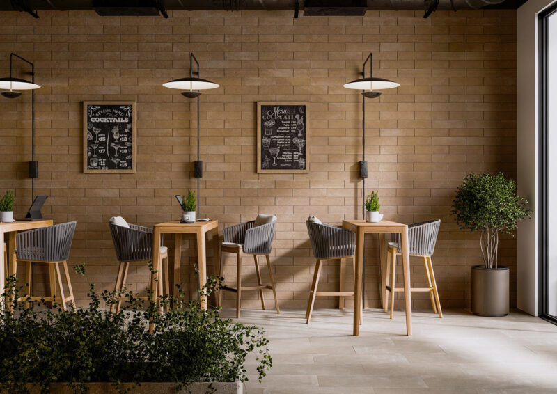 Плитка фасадна Argilla Mocca 148x300x9 Cerrad