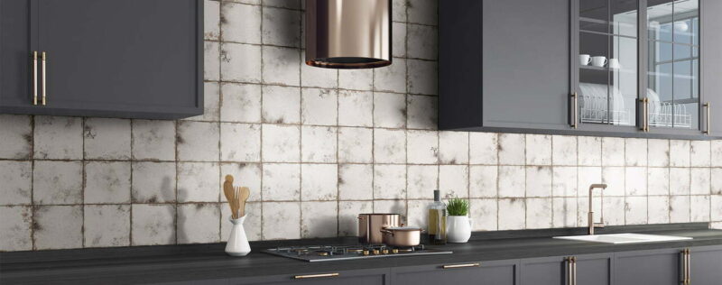 1903948-170a5 Плитка керамогранітна Metallici White 200x200x9 Mainzu