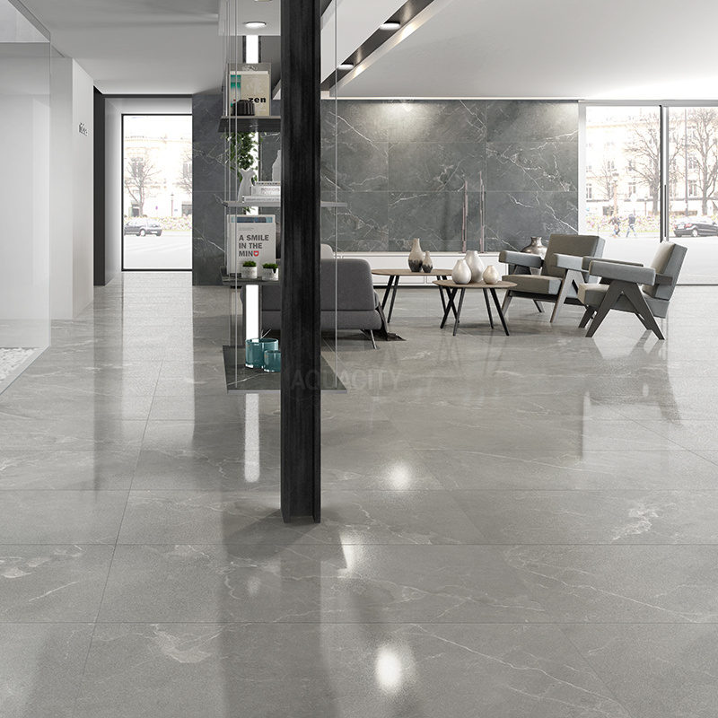 Плитка керамогранітна Dubai Grey LUX 600x600 Azteca