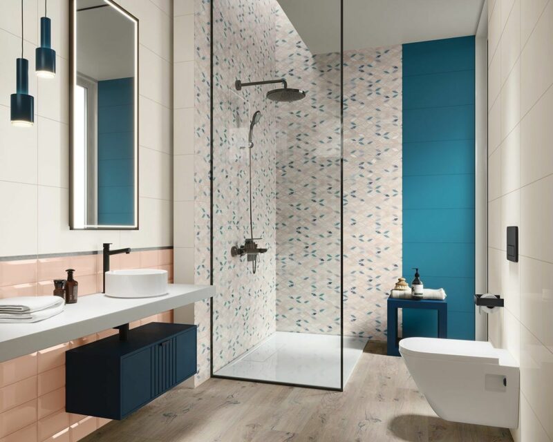 Плитка стінова Happiness Azure 300x600x9 Paradyz
