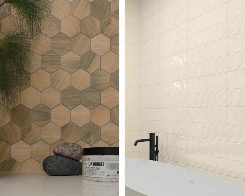 Плитка стінова Ideal White STR 300x600x9 Paradyz