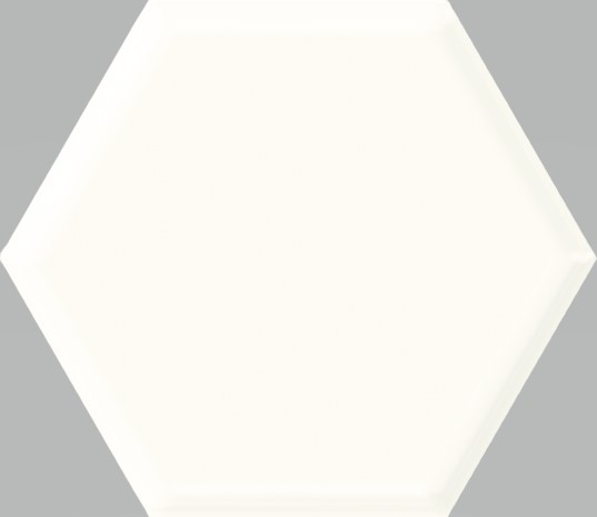 Декор Uniwersalny Heksagon White STR 171x198x9 Paradyz