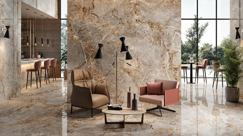 Плитка керамогранітна 163101 Breccia Argentum POL RECT 600x1200x9 La Fabbrica