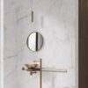 Плитка керамогранітна Cristal Champagne Crema SZKL RECT MAT 598x1198x8 Paradyz