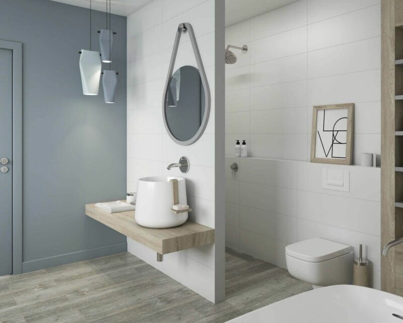 Плитка стінова Neve Bianco 300x600x9 Paradyz