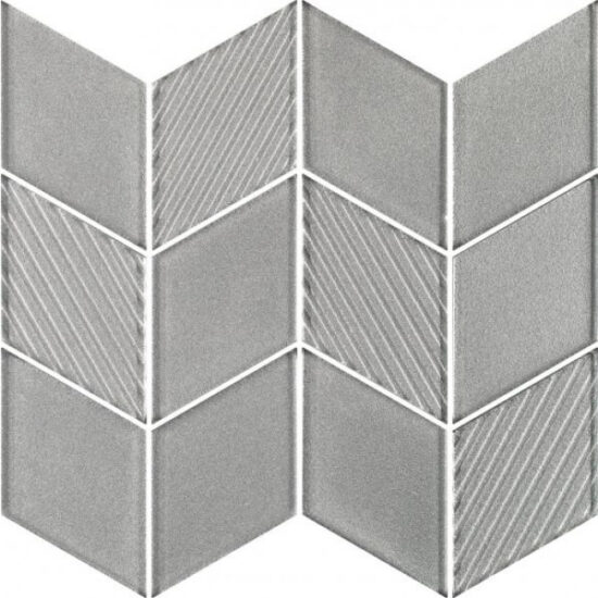 Мозаїка Uniwersalna Szklana Silver Romb 205x238x6 Paradyz