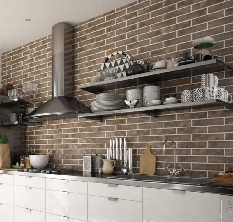 Плитка фасадна Baker Street світло-бежевий Slim 60x250x6 Golden Tile