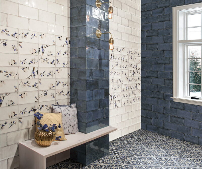 Декор Esenzia Fabola Blue 150x300 Mainzu