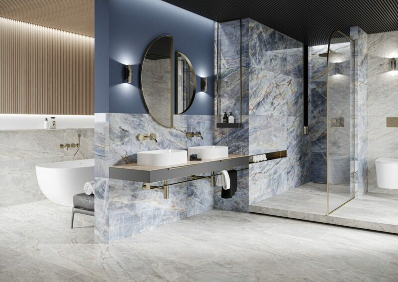 1929614-c750a Плитка керамогранітна Brazilian Quartzite Blue RECT 1197x1197x8 Cerrad