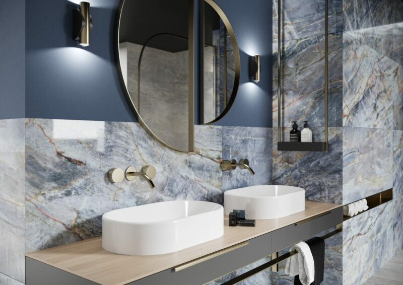 1929630-c7009 Плитка керамогранітна Brazilian Quartzite Blue POL 597x1197x8 Cerrad