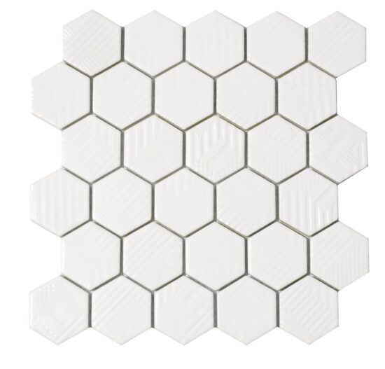 1931251-89bfa Мозаїка HST 6024 Hexagon White 295x295x9 Котто Кераміка
