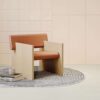 Плитка стінова Neve Creative Beige B STR 198x198x11,5 Paradyz