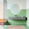 1932490-563d9 Плитка керамогранітна Neve Creative Green 198x198x7,5 Paradyz