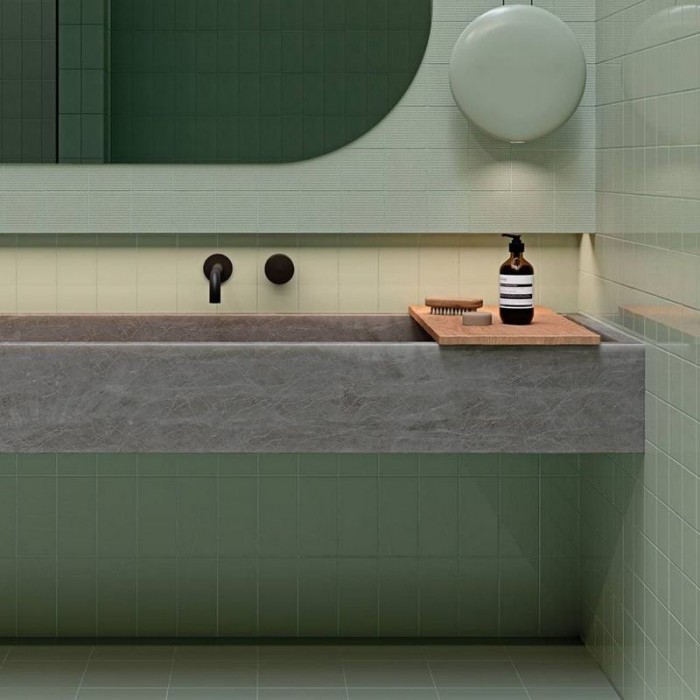 1932491-71e85 Плитка стінова Neve Creative Dark Green MAT 198x198x6,5 Paradyz