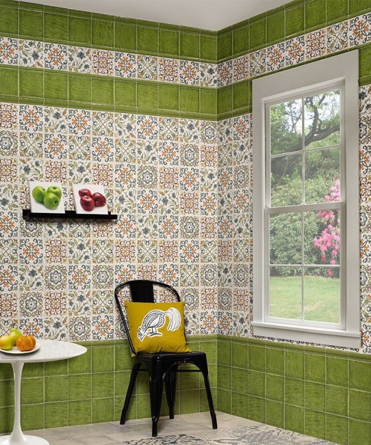 Фриз Torelo Calabria Pistacho 20x150 Mainzu