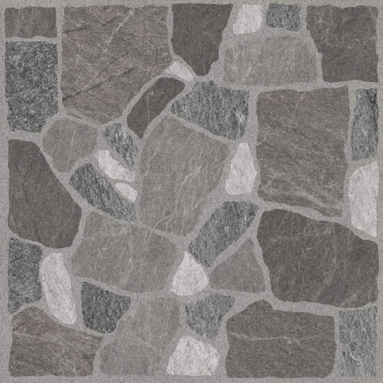 196119199-9bc28 Плитка керамогранітна 2F2800 Cortile Сірий 400x400x7 Golden Tile
