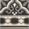 Плитка керамогранітна Florentine Black Cenefa 200x200x9 Mainzu