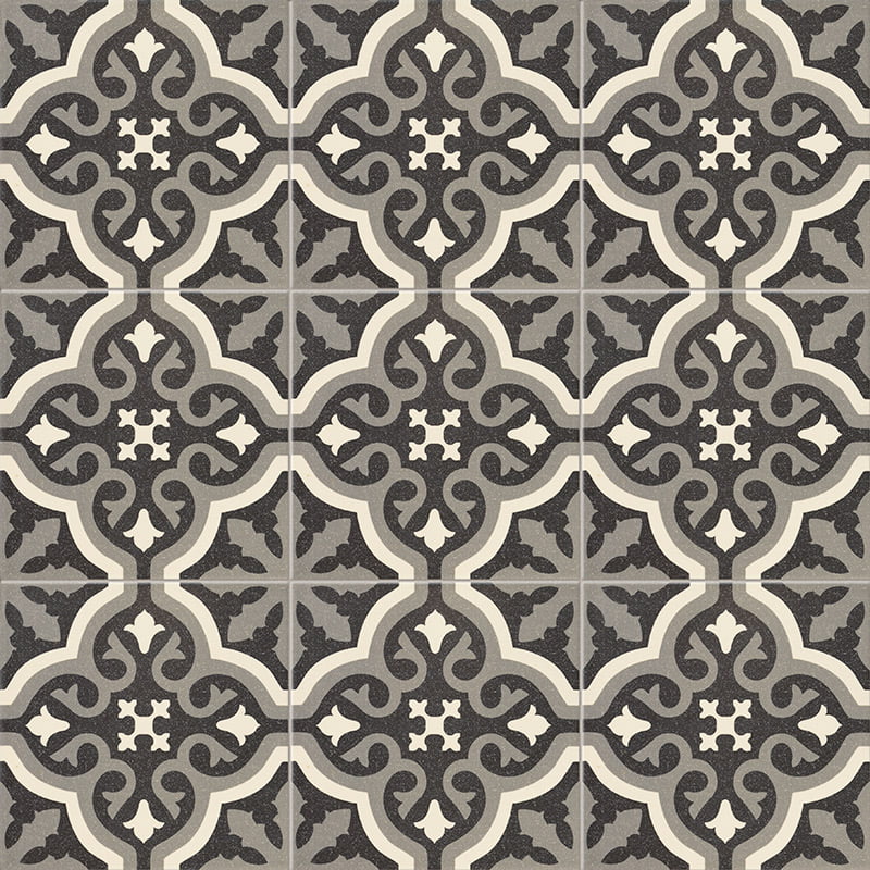 Плитка керамогранітна Centro Florentine Black 200x200x9 Mainzu