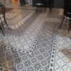 Плитка керамогранітна Centro Florentine Black 200x200x9 Mainzu