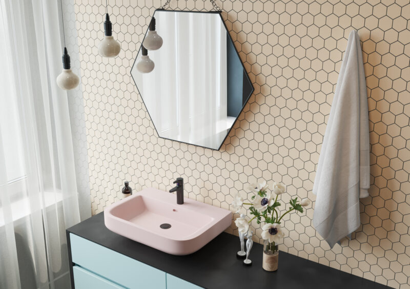 Мозаїка HEXAGON H 6007 Bisque 295х295х9 Кераміка Лео УКРАЇНА