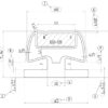 1e1656d3c4-2_resize_1200x1200 Comeo Porte ущільнювач 0880 термоеластопластів 11*2100 мм чорний з магнітом (без скотча)