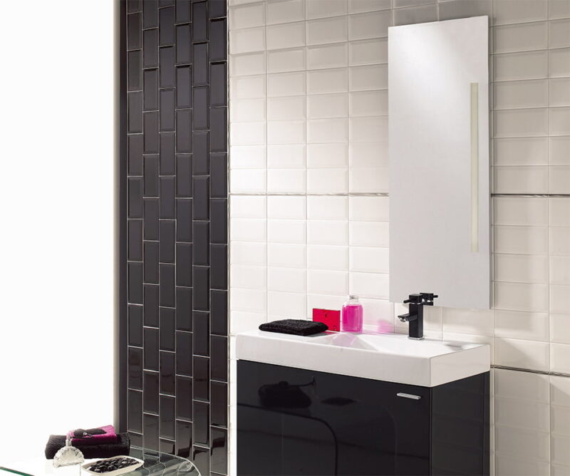 Плитка стінова Bissel Negro 100x200 Mainzu