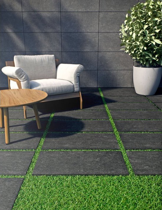 2055b-pietra-serena-antracite-rett. Плитка керамогранітна Pietra Serena Antracite RECT 600x600x20 Stargres