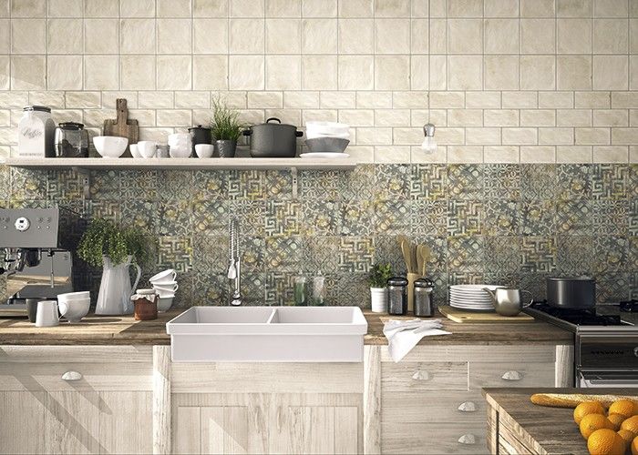 Декор Ravena Pietro Blu 200x200 Mainzu
