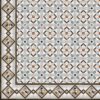 Плитка керамогранітна Vodevil Demel Multicolor декор 200x200x8 Vives