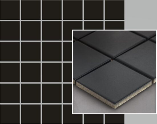 212775-8d819 Мозаїка Albir Nero (4,8x4,8) 298x298x6 Paradyz
