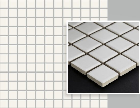 212777-faa57 Мозаїка Albir Bianco (2,3x2,3) 298x298x6 Paradyz