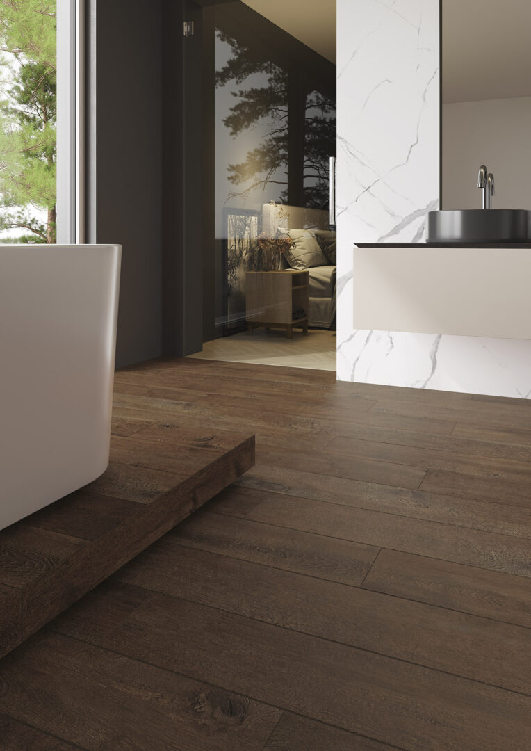 23133393-3b7bc Плитка керамогранітна Sentimental Wood Cherry RECT 193x1202x8 Cerrad