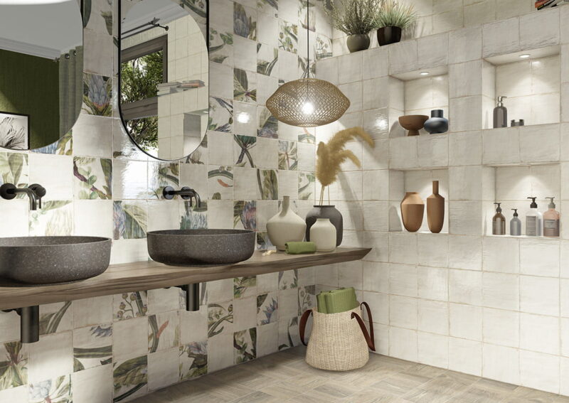 Плитка стінова Livorno Blanco 200x200 Mainzu