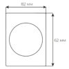 238b1aaa35-2_resize_1200x1200 Securemme 4350KF5 Декоративна накладка прямокутна чорна