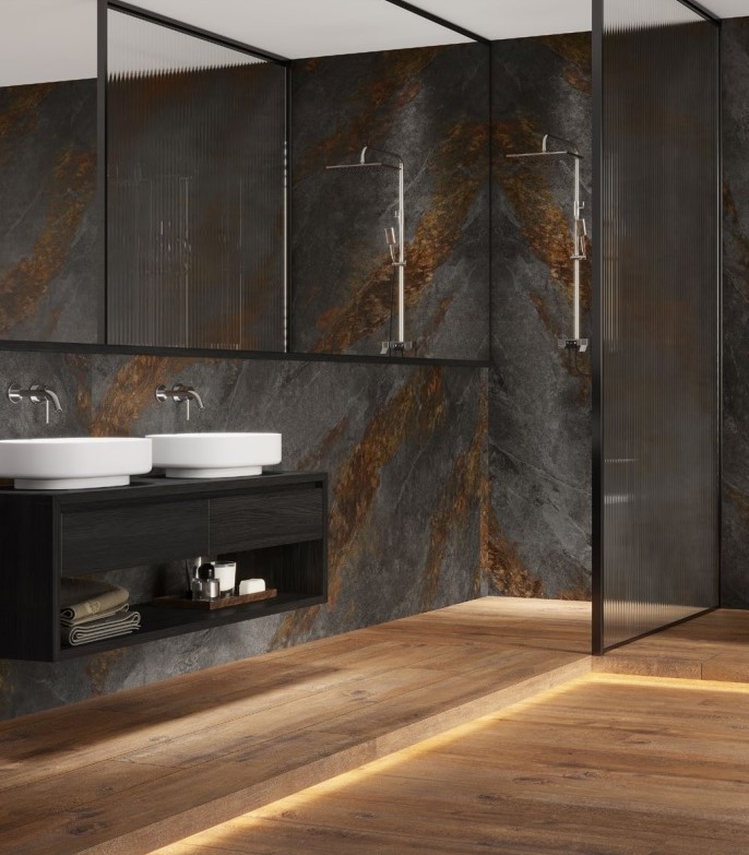 23906165-b1833 Плитка керамогранітна Auric Graphite RECT 597x597x8 Cerrad