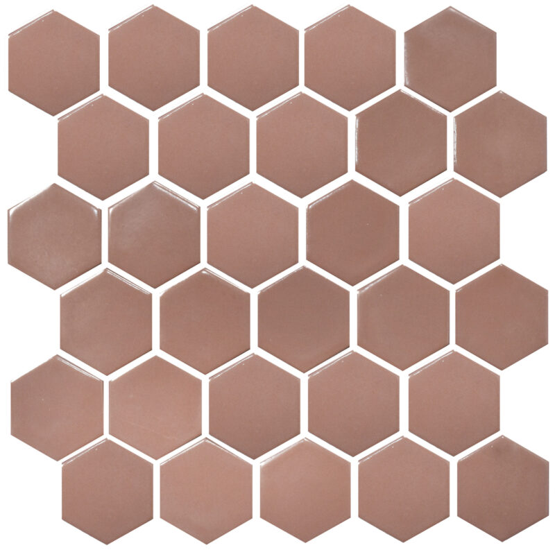 23bf7-h-6011-hot-pink Мозаїка HEXAGON H 6011 Hot Pink 295х295х9 Кераміка Лео УКРАЇНА