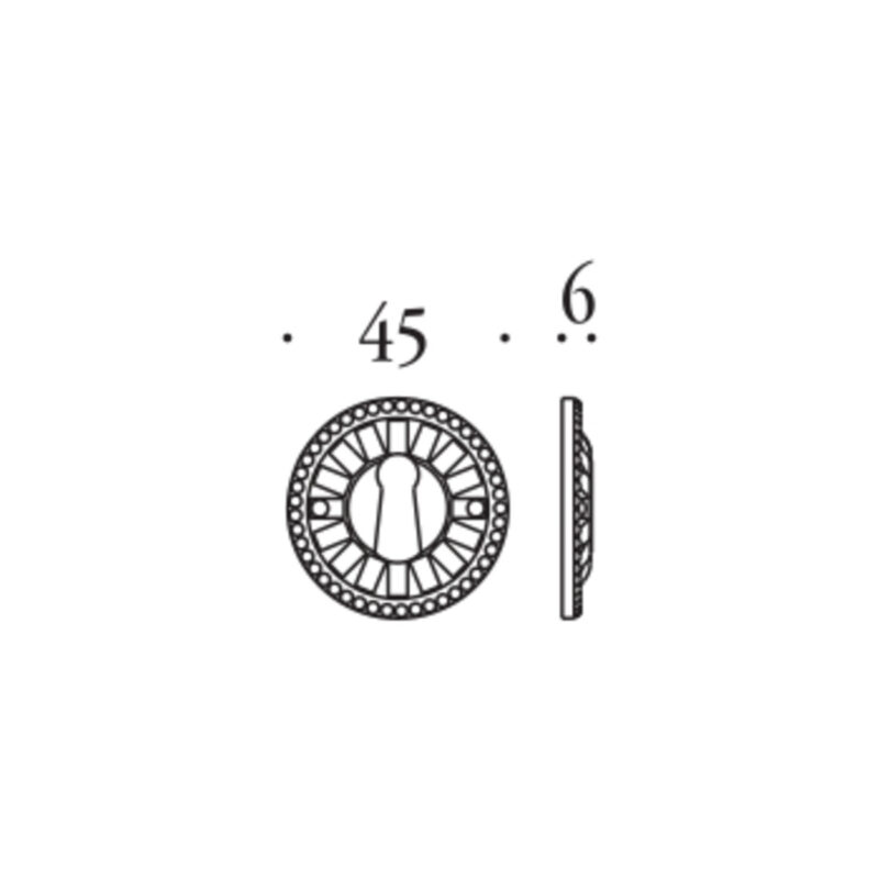 255e40d6d4-2_resize_1200x1200 Накладка Colombo Louis XVI KLU13BP-OLV BB лаков полір латунь проріз