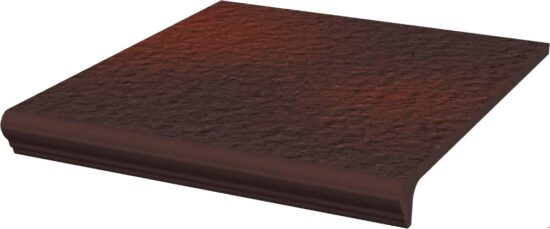 2705696-aca88 Сходинка з капіносом пряма 5951 Cloud Brown STR 300x330x11 Paradyz