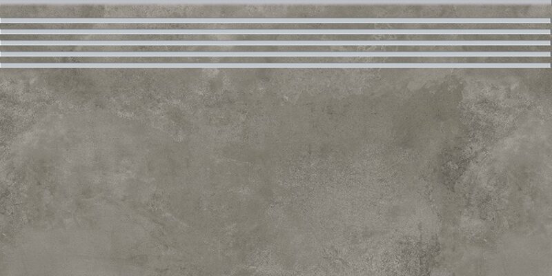Сходинка пряма Quenos Grey Steptread 298×598x8 Opoczno