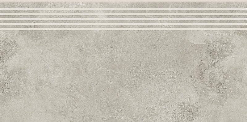 278734-fd8b7 Сходинка Quenos Light Grey 298x598x8 Opoczno