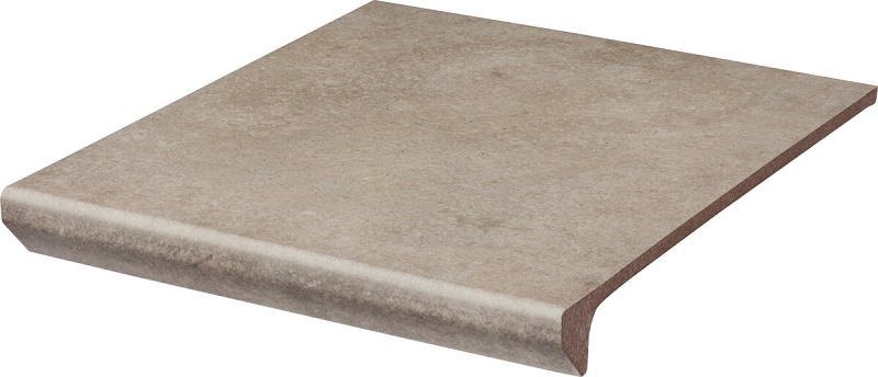 284409-977e0 Сходинка з капіносом пряма Viano Beige 30x33 код 1176 Ceramika Paradyz