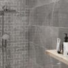 Плитка стінова Beatris Grey 29,7x60 код 5403 Опочно