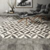 Плитка керамогранітна Tuscania Black 200x200x9 Mainzu