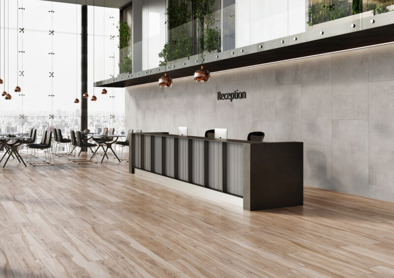 Плитка керамогранітна Concrete Gris RECT 797x1597x8 Cerrad