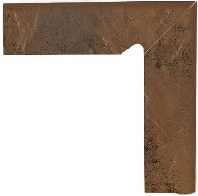 Цоколь Semir Beige Правий 2 ел 8,1x30 код 7483 Ceramika Paradyz