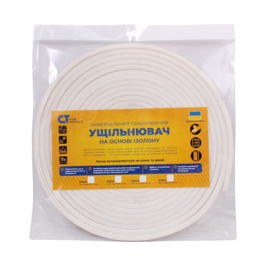 297bd3ad90-1_resize_1200x1200 Ущільнювач Comit поролоновий самоклеючий 8мм*13мм*10м білий