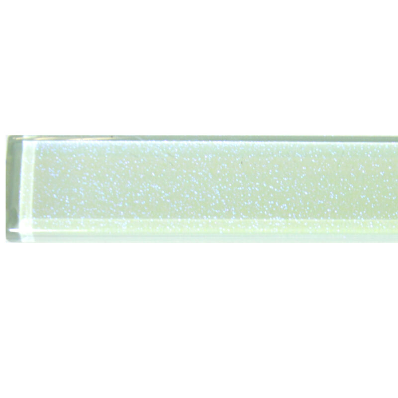 Фриз скляний GF 7531 white pearl 25х750 Кераміка Лео